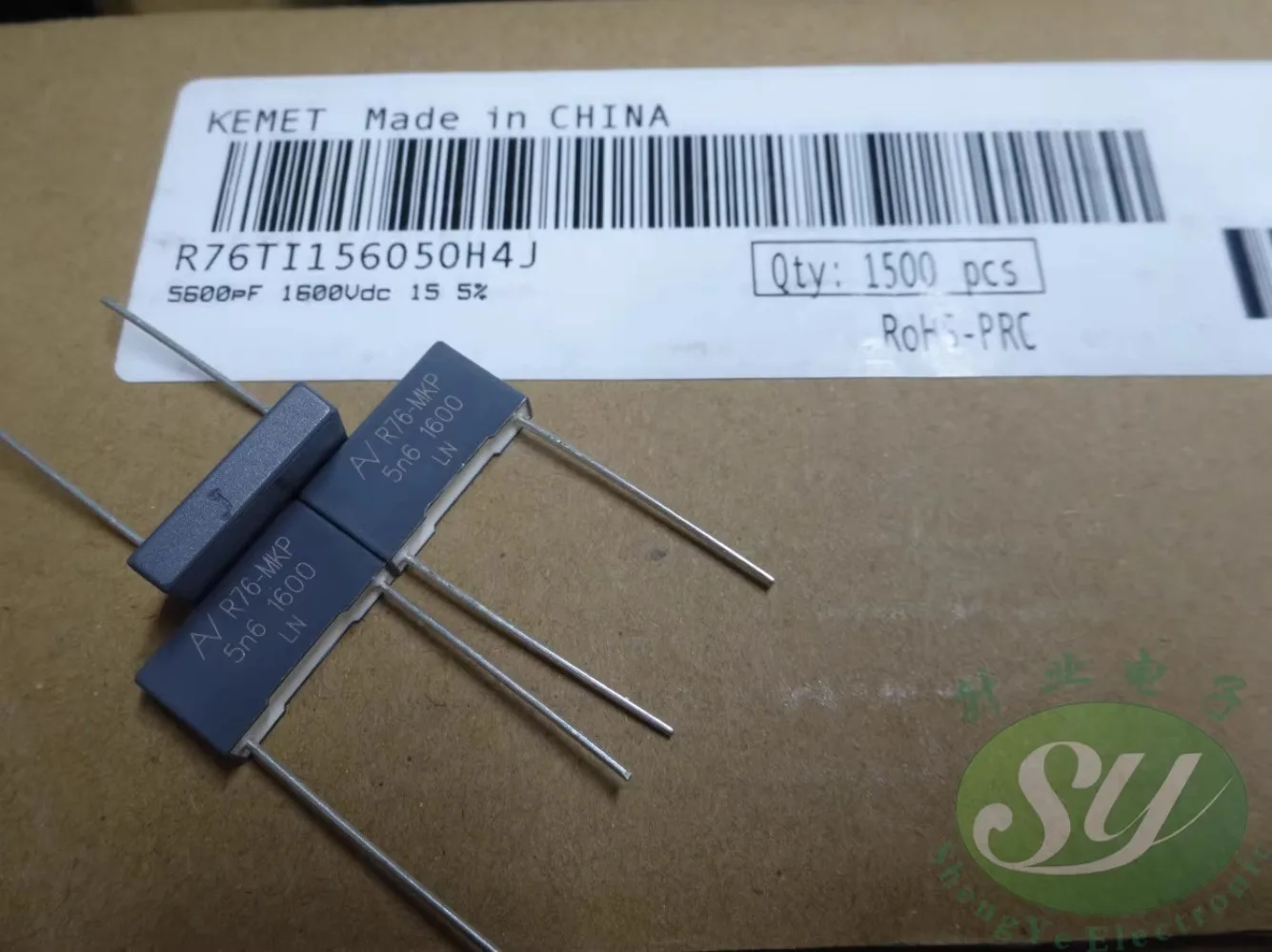 10 PZ AV R76 0.0056uf/1600 V 5.6nf 5600pf 5n6 562 Nuovo condensatore a film