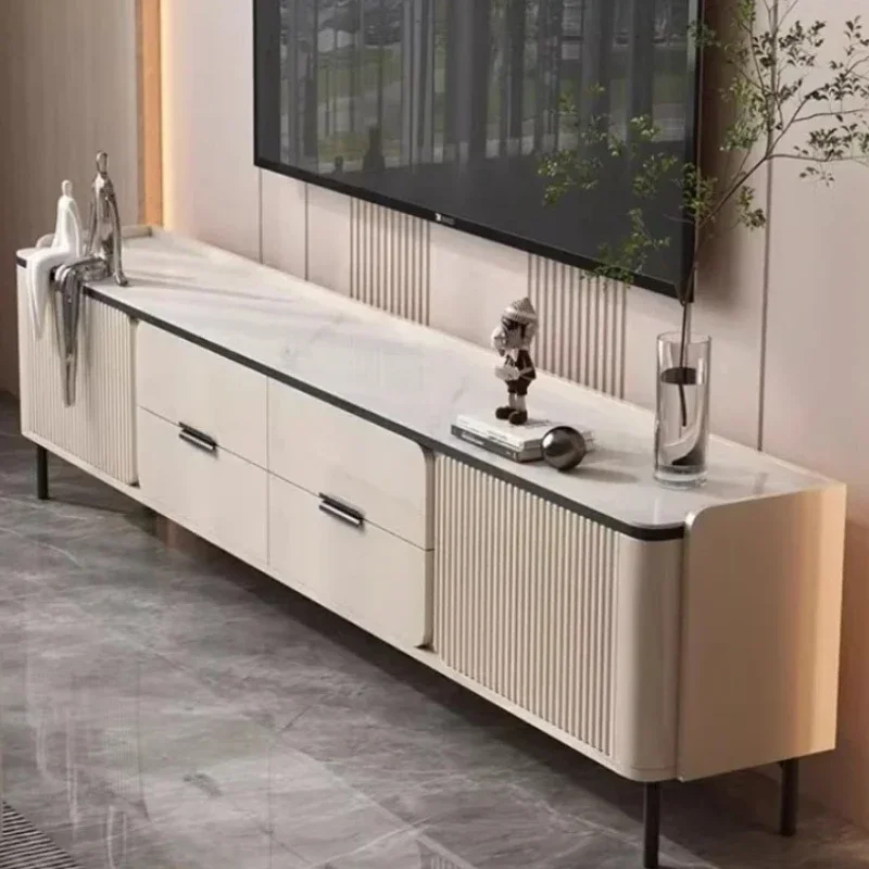 Luxury Living Room Tv Cabinet Storage Modern Floor Home Shelf Cabinets Monitor Standing Meuble Tv Salon Moderne House Furniture
