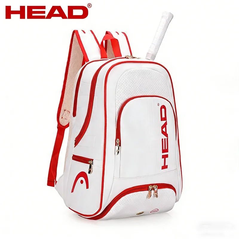 

HEAD Tennis Backpack Large Capacity Outdoor Sports Racket Bag Waterproof With Separated Shoe Bag Badminton Tennis Backpack