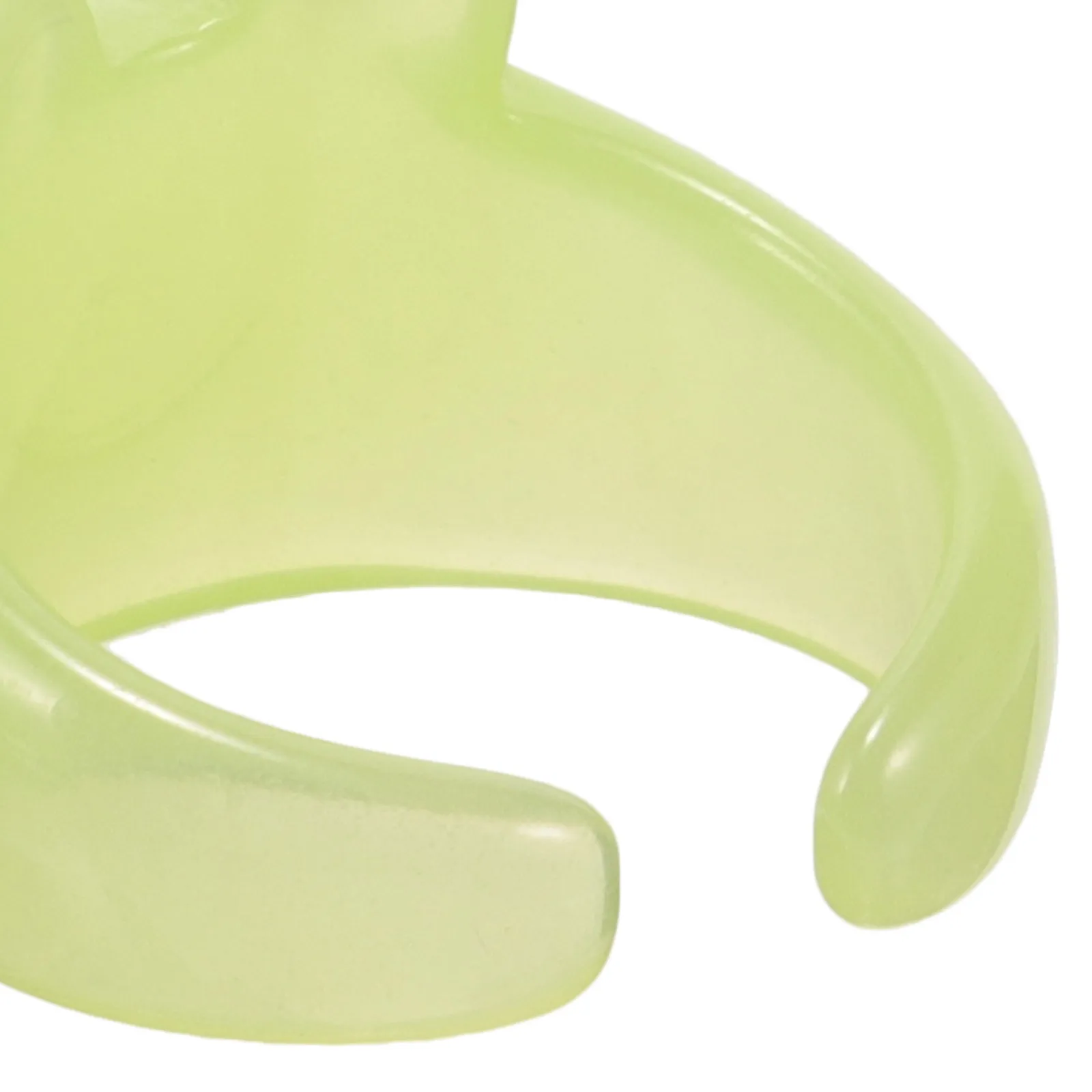 Детский зеленый браслет из смолы, милый детский браслет с героями мультфильмов, гладкая поверхность, повседневная одежда, аксессуар на запястье, мультяшный браслет