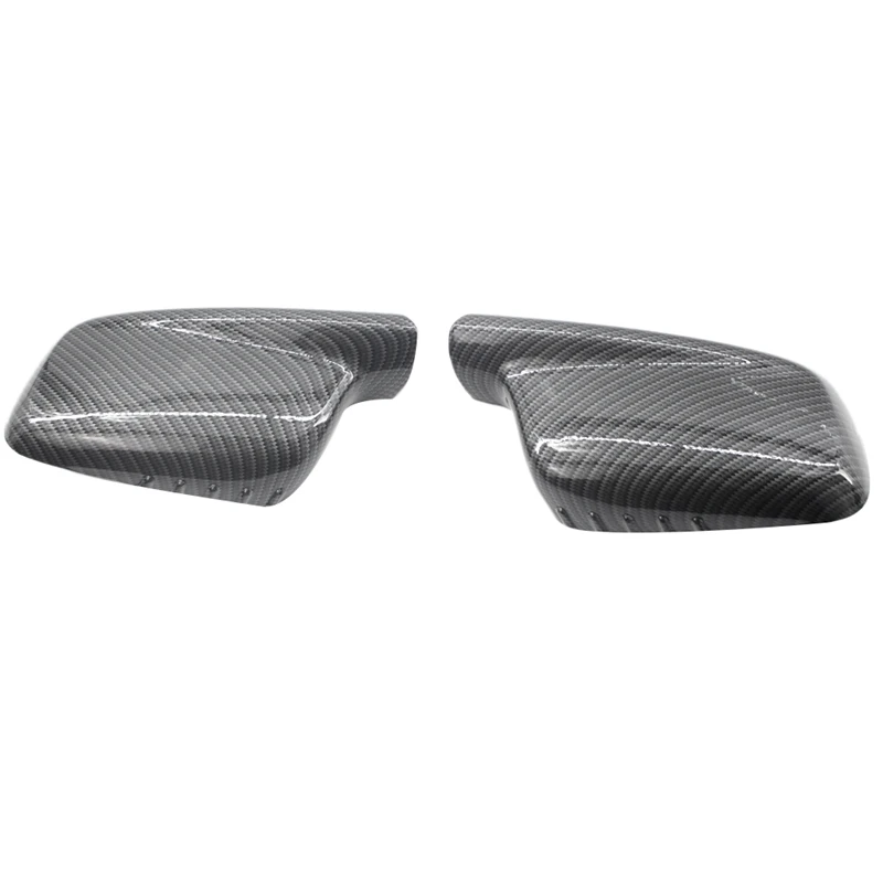 Carbon Fiber New Door Mirror Cover Cap Case 51167074236 51 16 7 074 236 For Bmw 3 7 Series E46 E65 E66 330Ci 745I 750I 750Li 760