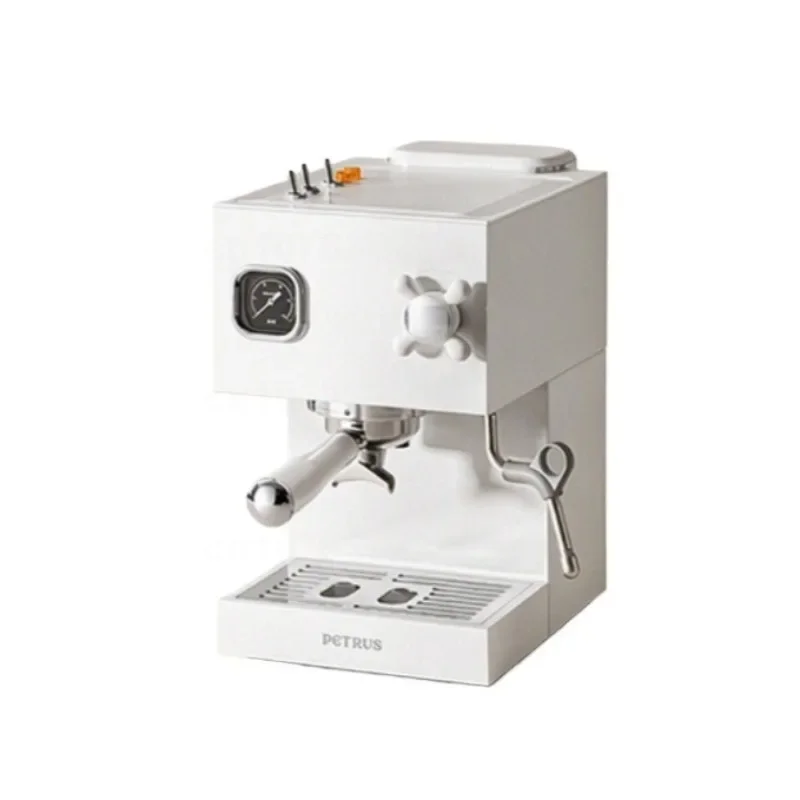 Petrus PE3888 Semi Automatic Espresso Coffee Machine Dual Boiler PID Temp Control Commercial 58mm Portafilter 20Bar for Home
