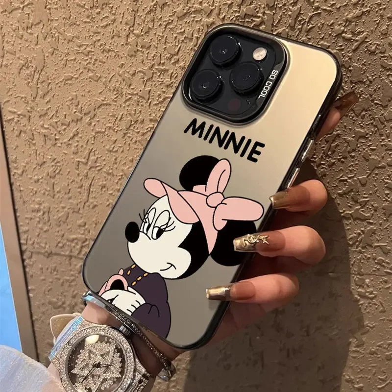 Disney Mickey Minnie Loves Couple Phone Case for Samsung Galaxy A51 A52 A53 A54 A55 A70 A32 A13 5G Shockproof Covers Cute Fundas