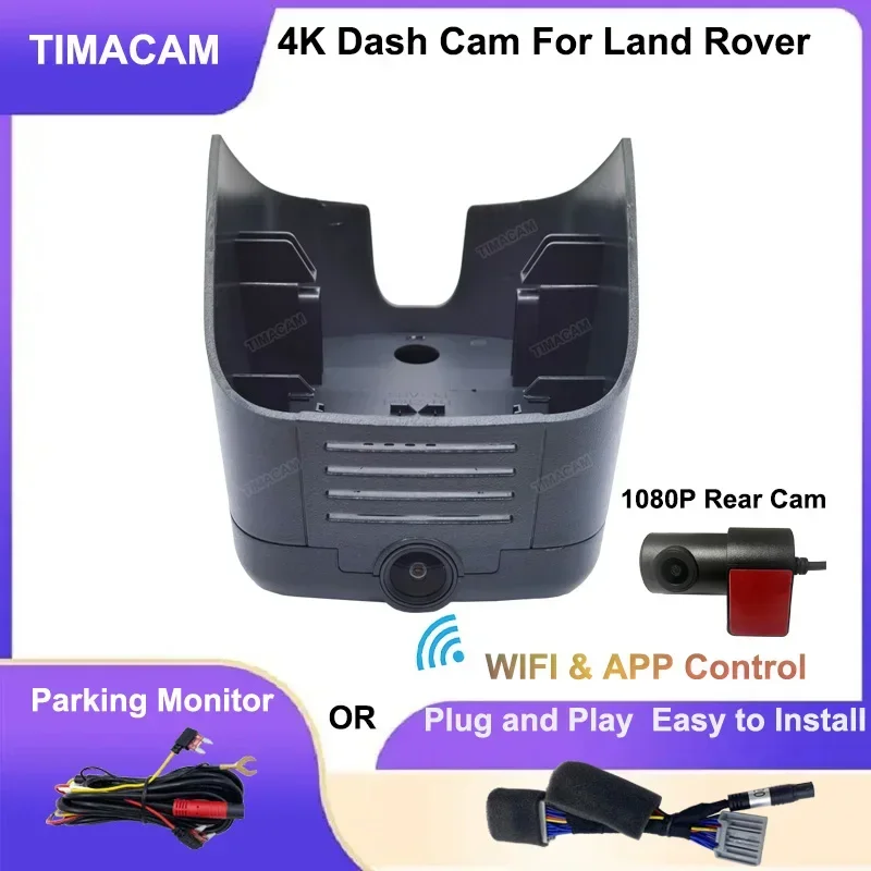 Ultra HD 4K 2160P Wifi Dash Cam Car DVR Camera Dedicated Video Recorder For Land Rover Discovery Sport 2020 2021 Easy to install