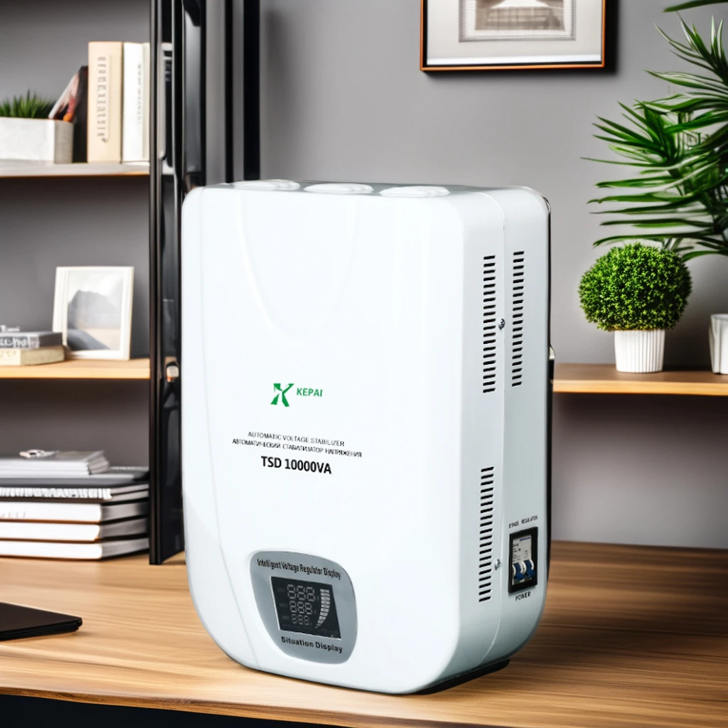 10kva Input 90-250V Automatic Home Use Servo Motor 230V 110V AC 15kva  Wall Mounted Voltage Regulator Stabilizer