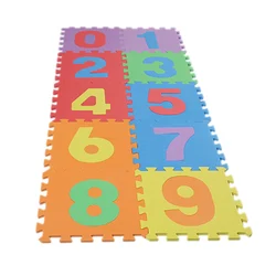 10Pcs Number Hopscotch Mat For Kids Game Toy Sports Juguetes Para Niños De 3 5 6 7 9 12 Años Kinder Spiele