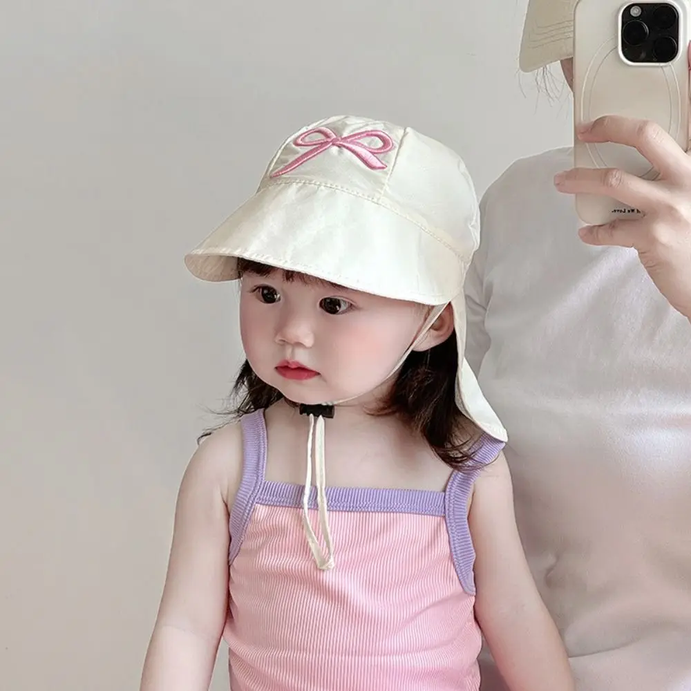 

Fashion Sweet Shawl Sun Hat Breathable Quick Dry Baby Sun Protection Hat Fresh Color Cotton Children Fishmen Hat Boys