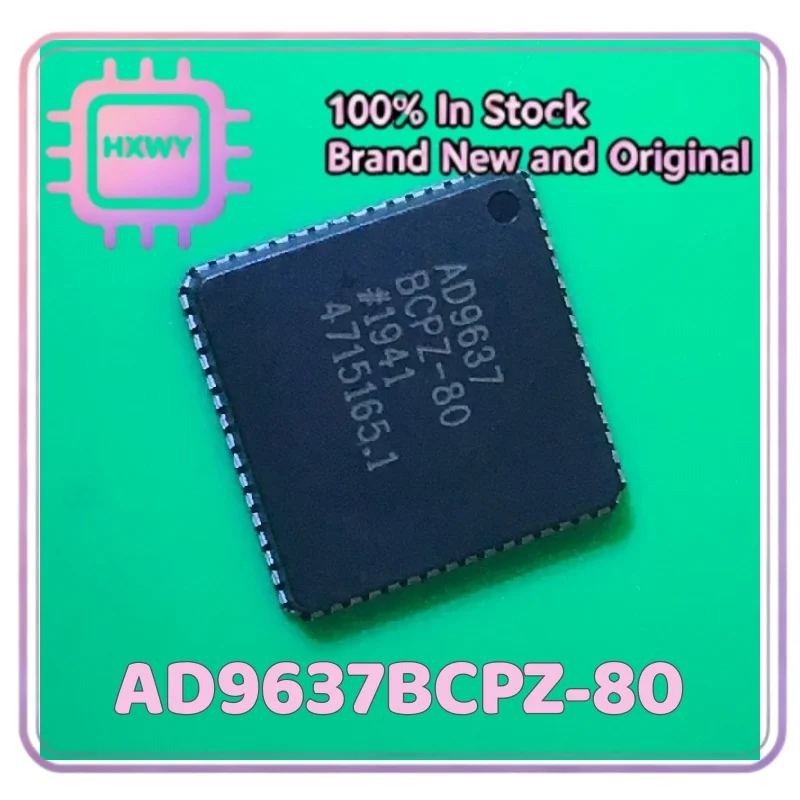 (2/10 pieces) AD9637BCPZ-80 AD9637 LFCSP-48 8-Channel 12-bit 80MSPS ADC Brand new original stock Electronic Chip Fast Shipping