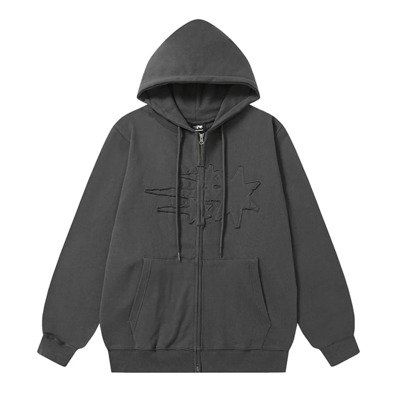 جديد الشتاء الصدر الكلاسيكية شعار هوديي كوريا نمط شارع العليا فضفاض عارضة متعددة الألوان مقنعين البلوز زوجين سترة