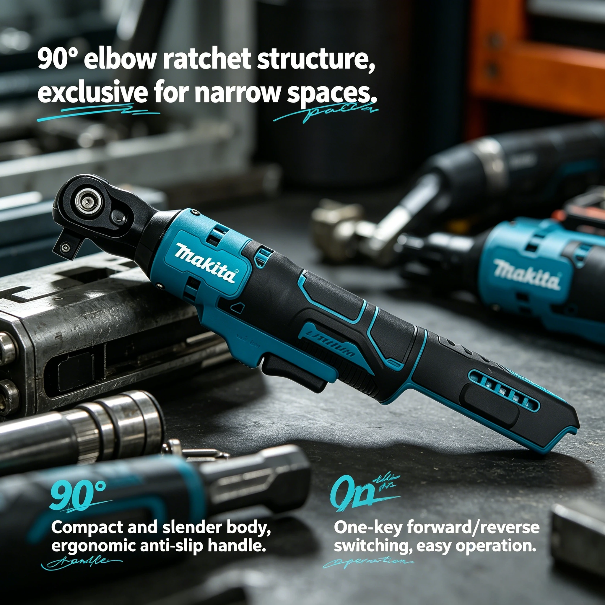 makita-cordless-brushless-ratchet-wrench-18v-10-13-15mm-variable-speed-multifunctional-right-angle-power-tool-bare-unit
