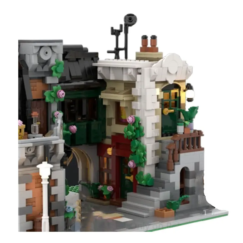 Spot MOC-212483 2210pcs Moderne Architectuur DIY Kleine Deeltje Montage Bouwstenen Educatief Speelgoed Model Gift Set Ornamenten