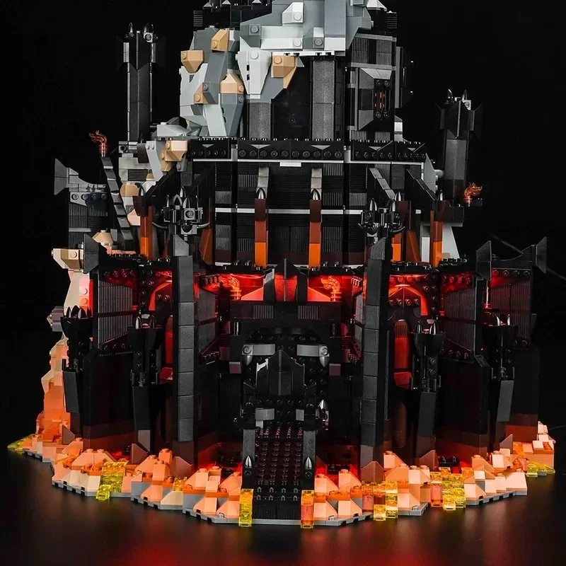 Lighting Set For Creator Expert Barad-Dûr 10333 Lord Of The Rings Rivendell Not Include Building Blocks (Only Led Light Kit)