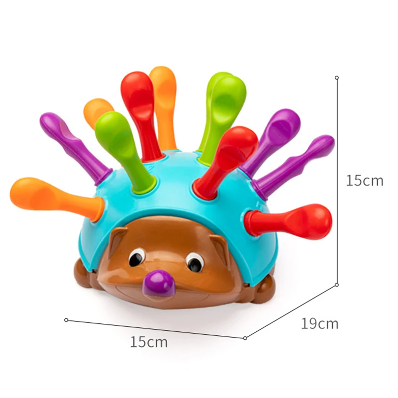 Early Education Toys Hedgehog Training Focused on Children\'s Fine Motor Hand-Eye Coordination Fight Inserted Toy For 1-3 Years