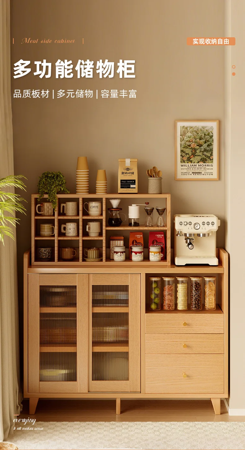 By the wall integrated locker living room cabinet office tea cabinet