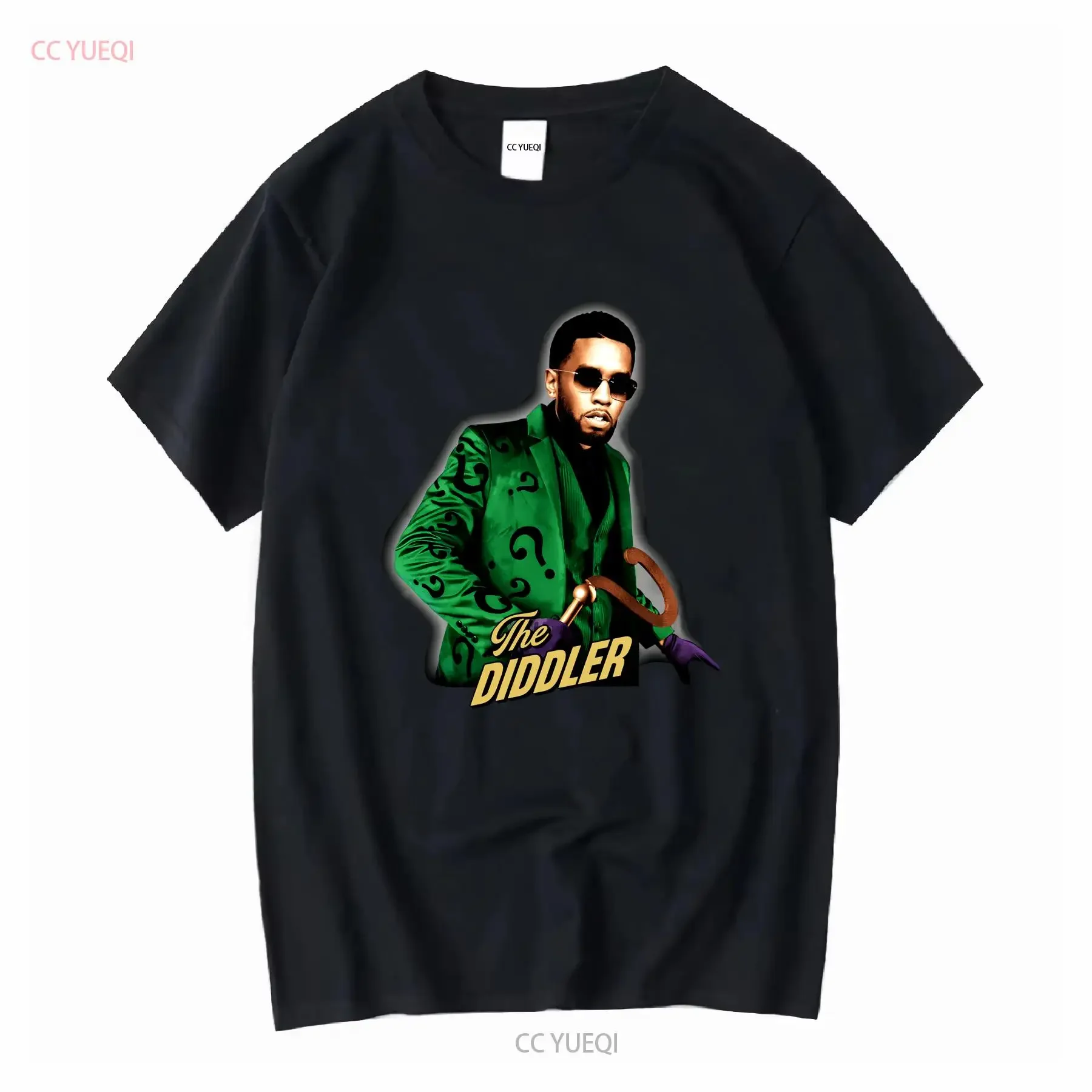 Funny P Diddy The Diddler T Shirt vintage Washed Versatile homme Slightly designer clothes streetwear Stretched graphic Unisex
