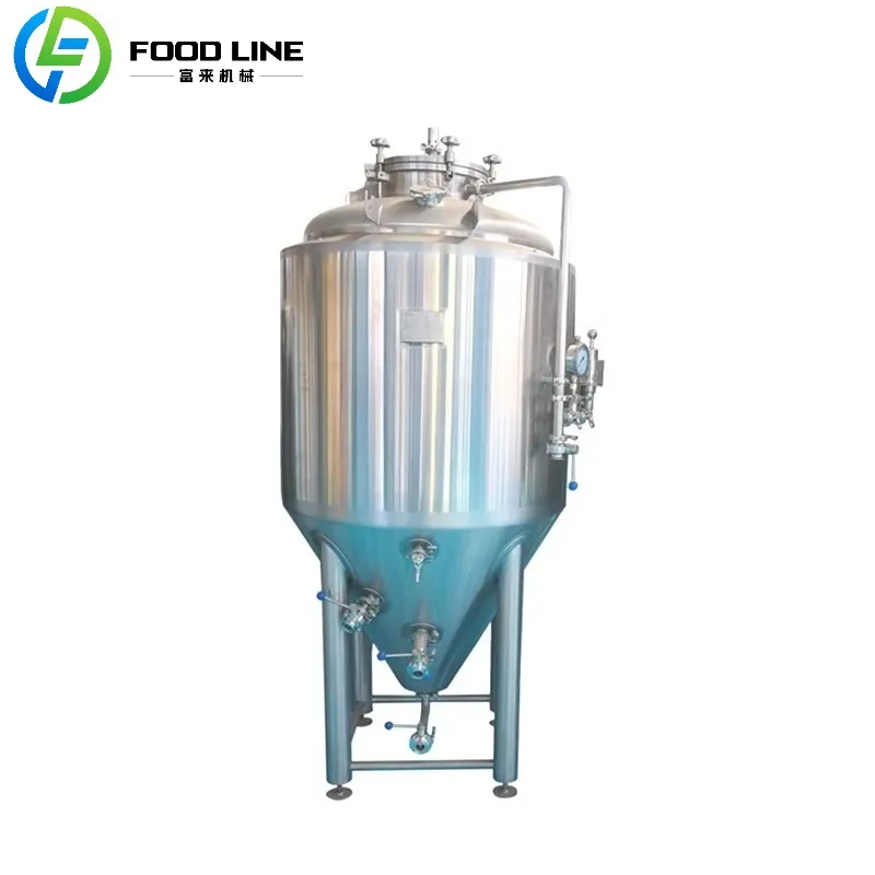 

Stainless Steel 100-500L Fermenter Storage Vessel Wine Yogurt Milk Fermentation Tank with Agitator
