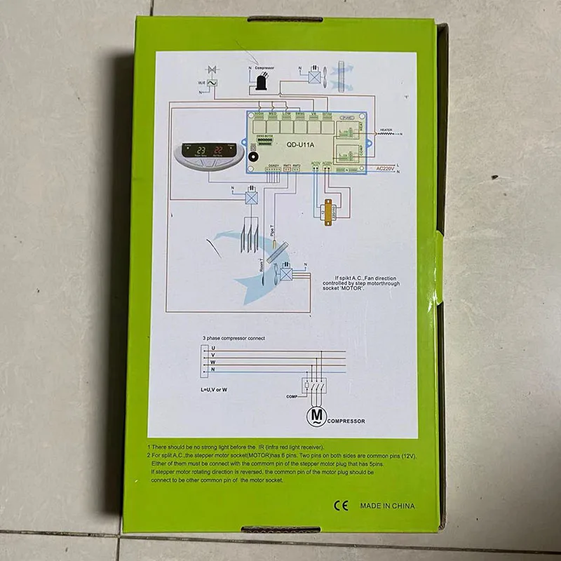 Split Air Conditioner pcb Control Board Modification Board Control Panel QD-U11A With Temperature Display Screen