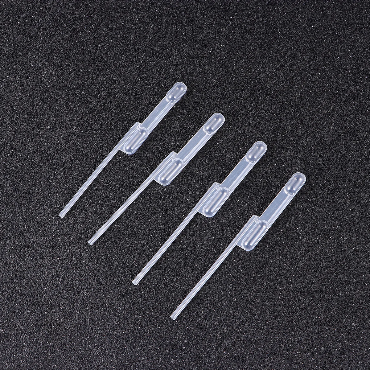 

50Pcs Double-Cell Quantitative Pasteur 100ul Plastic Buret Laboratory Dropper Precision Measurement Tool
