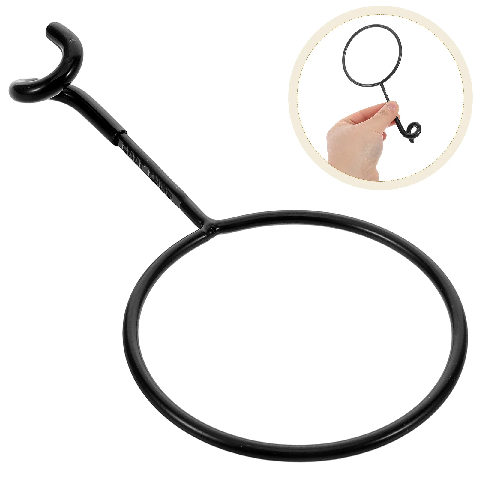 

Outdoor Portable Hanger Camper Accessories Camping Storage Cup Holder Coffee Black Holders