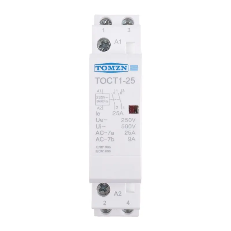 PORK-TOMZN AC Modular Contactor AC Contactor House Hold AC Contactor Din Rail Household Ac Modular Contactor