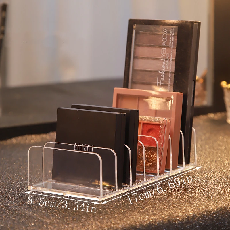 1Pc Eye Shadow Tray Sorting Storage Rack Powder Puff Storage Rack Makeup Tool Storage Rack Makeup Organizer