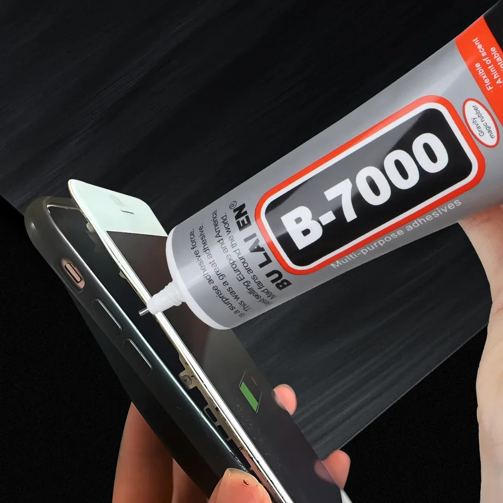 

Прочный клей из эпоксидной смолы B-7000, подходит для ювелирных изделий, металлов, пластика, искусственной кожи, акрила, трикотажной ткани и экрана телефона