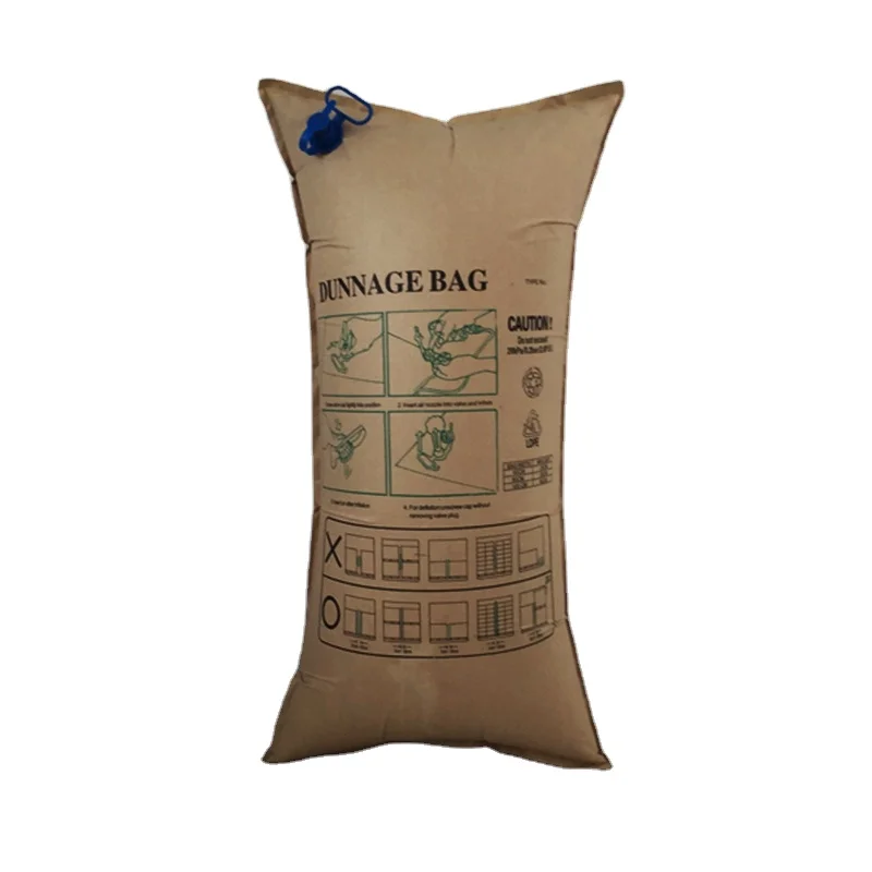 

Kraft Paper and PP Woven Inflatable Container Safety Anti-Collision Air Dunnage Bags for Filling Voids Product Category 10Pieces