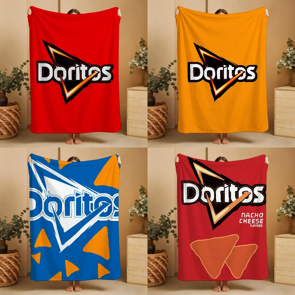 Fashion Brand D-Doritos-S Chips Blanket Soft Printed Flannel Warm Cozy Nap Bed Sofa Travel Camping Season Gift Adults Kids
