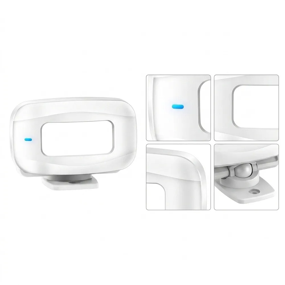 Wireless Doorbell for System Alarm System Kit Store Entry Alarm Motion Sensor 110dB Loud Volume High Sensitivity Detection