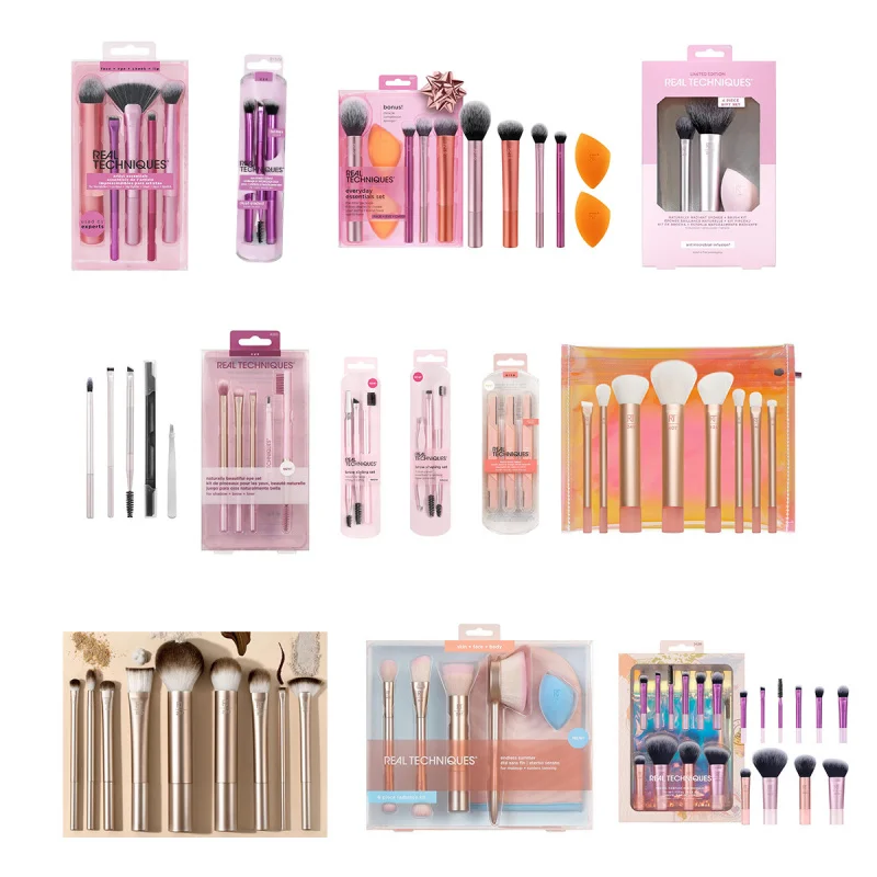RTSeries Komplettes Make-up-Pinsel-Set, Jahr 1997 Rougepinsel, Mischpinsel, Lidschattenpinsel, Kosmetik