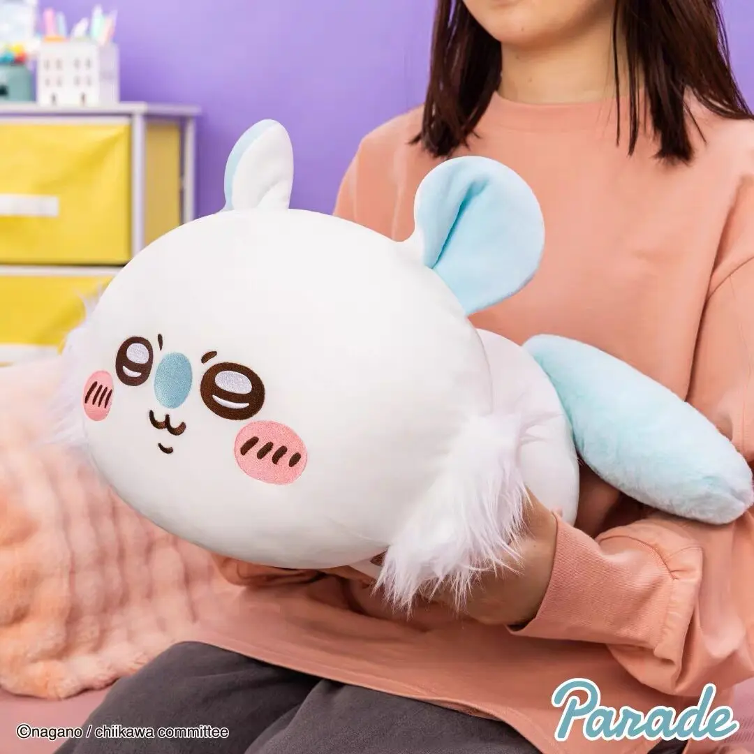 

New 80cm Chiikawa Plush Doll Hachiware Usagi Chiikawa Kawaii Anime Soft Pillow Toy Cute Rabbit Cat Hamster Gift for Kids Girls