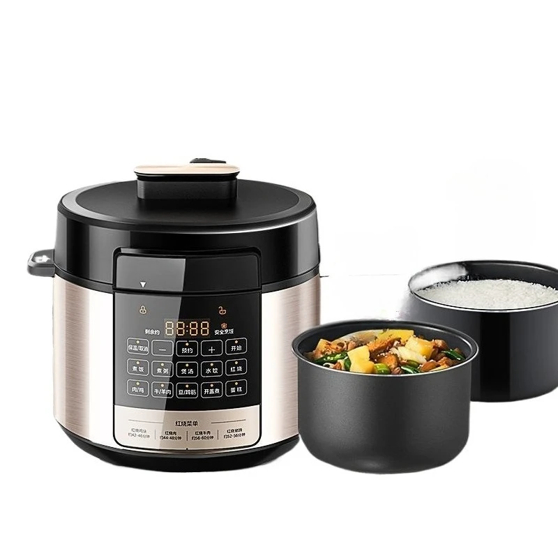 

Electric pressure cooker double bladder large capacity
