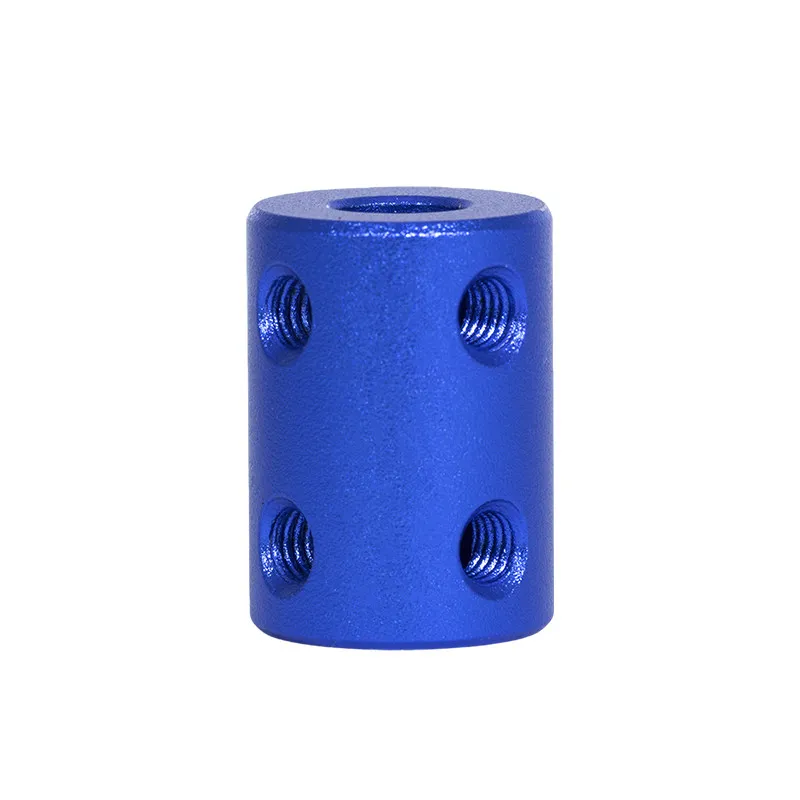 Aluminum Alloy Rigid Shaft Coupling Blue Motor Coupling Boat Car Aircraft Metal Model 3D Printer DIY Accessories