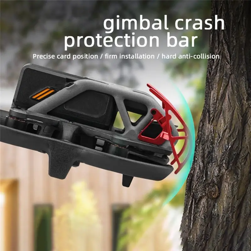 RISE- Gimbal Camera Anti-Collision Bar for AVATA Combo Drone Gimbal Bumper Protector Gimbal Lens Bumper Accessories Black