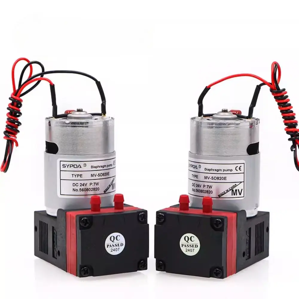 

Жидкостный насос MV-SD820E | DC 24В 7Вт | Прецизионный насос для перекачки жидкости для чернил и растворителей