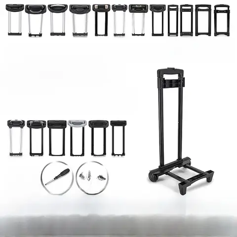 알루미늄 기내용 캐리어 손잡이 교체 여행 가방 수리 내장형 수하물 손잡이 내구성 있는 철 알루미늄 하드웨어 액세서리