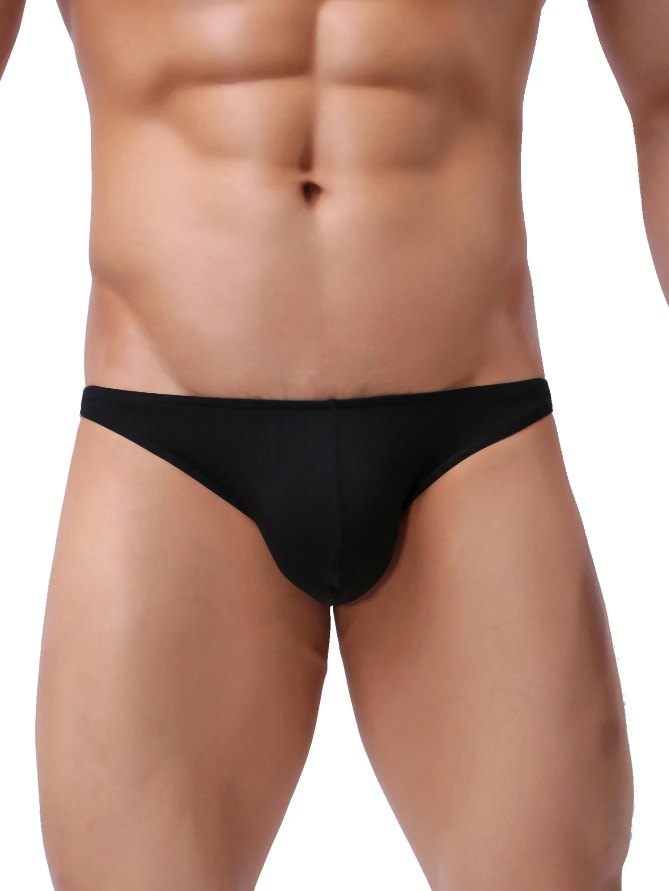 Men's Modal U Convex Triangle Underwear Fashion Breathable Shorts Breathable Sweat-Absorbent Soft Plaid Close-Fitting