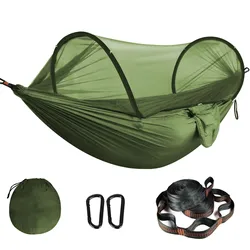 Hamac ultra-léger avec filet pliable pour voyage en plein air, accessoire de camping