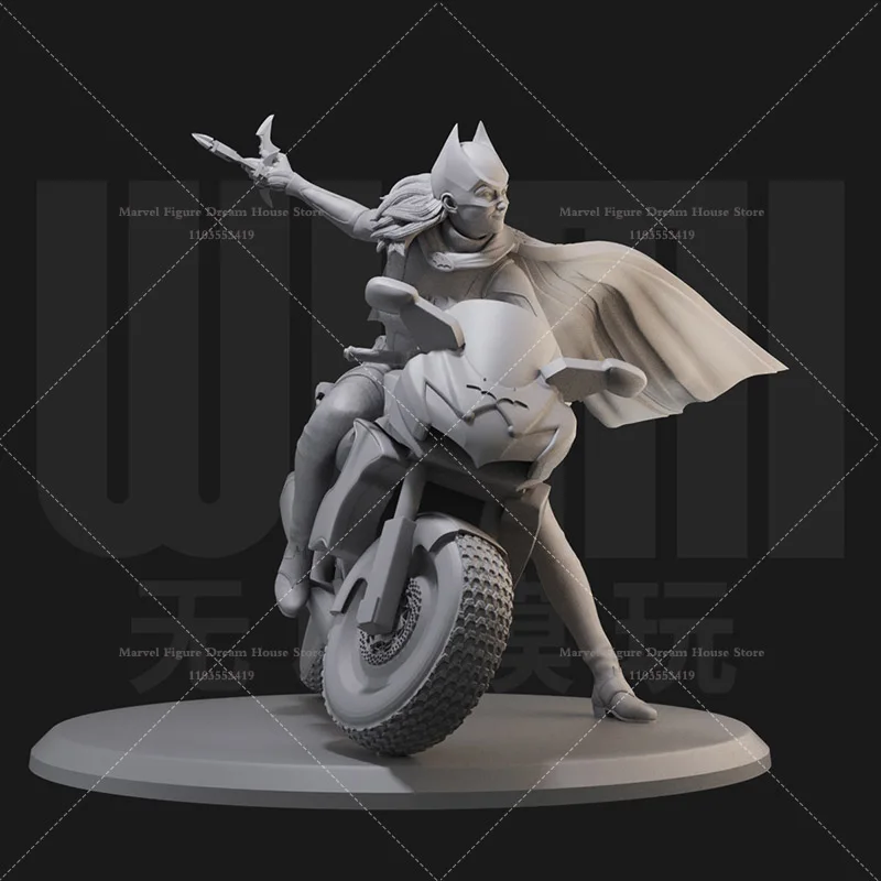 1/24 1/18 Scale DC Batman Batwoman Kate Kane Justice Street Fighter Hero DIY Self-assembled GK 3D Resin Un-panited Female Dolls