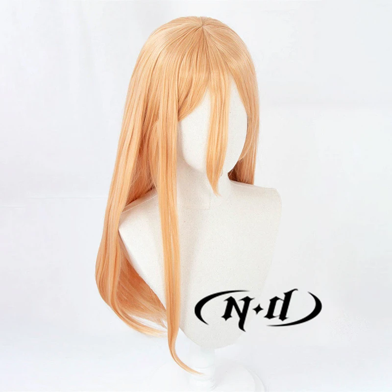 Parrucche Cosplay ND Power Parrucchino Motosega Uomo Anime Cosplay Parrucche per capelli biondi per Comic Con Coser Festa in costume Resistente al calore