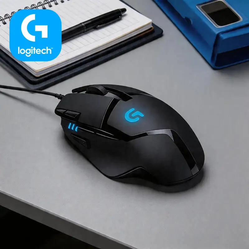 Logitech G402 Hyperion Fury Mouse 8 Programmable Buttons 4 DPI Settings 500+ IPS Anti-Slip Gaming Design