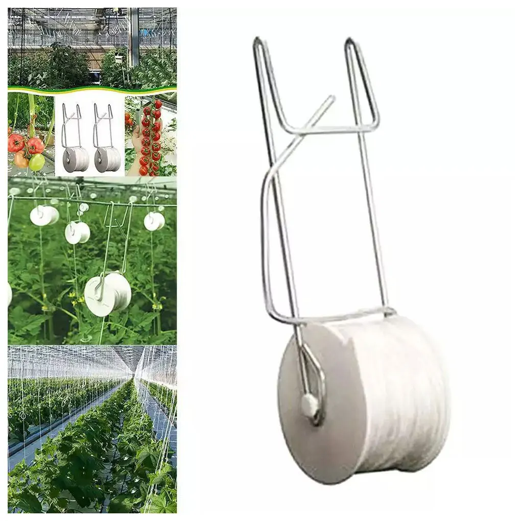 Tomate Trellis Roller Hooks Ganchos ajustáveis para flor e videira, Melhorar o suporte da planta, amplamente utilizado, 20 pcs