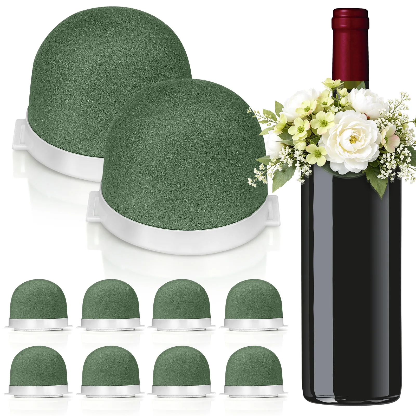 Wedding Floral Supply - Lot de 12 mini supports en