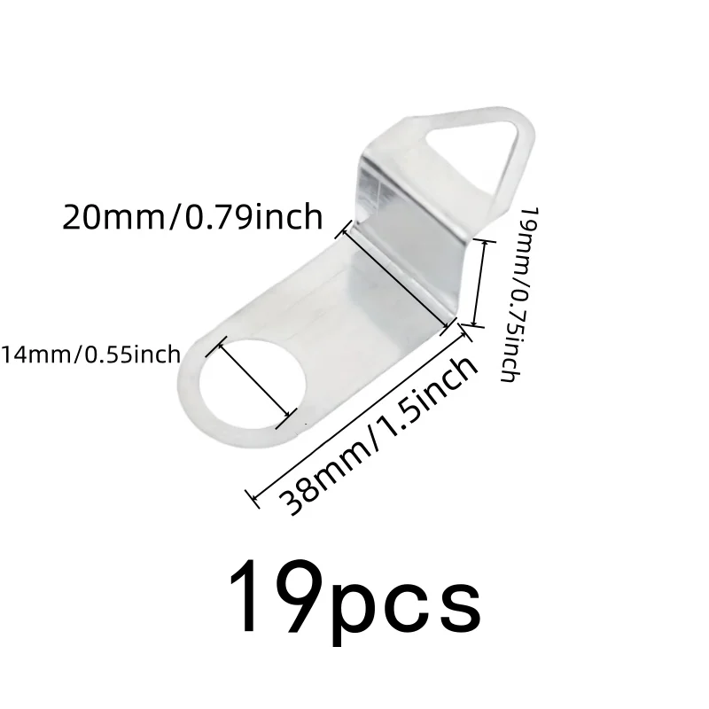19 pcs Quartz Clock Hangers, Easy Screw Installation for DIY Wall Clock Making, Multipurpose, Versatile