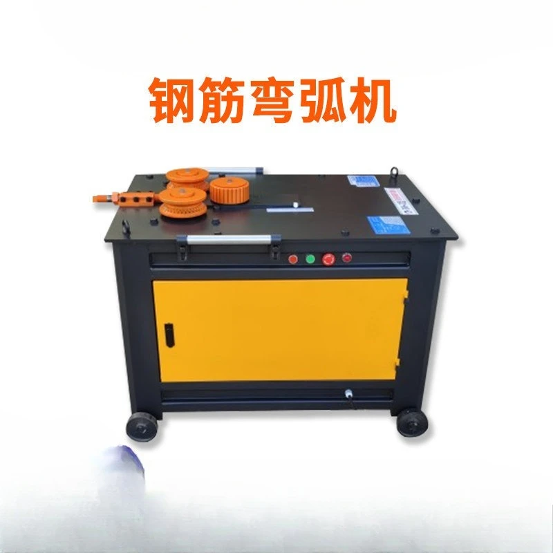 Rebar bending machine, rebar coil machine, bridge reinforcement cage arc forming