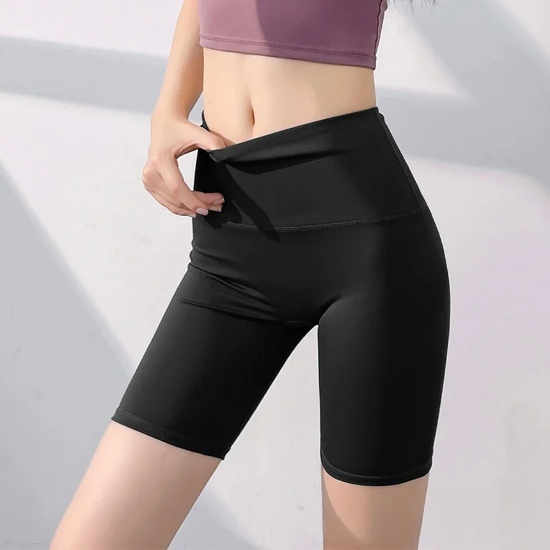 NEW Women's Elastic Waist Running Shorts Lightweight Quick Dry Athletic Shorts T-free Nude Yoga Pants with A Peach Butt Leggings