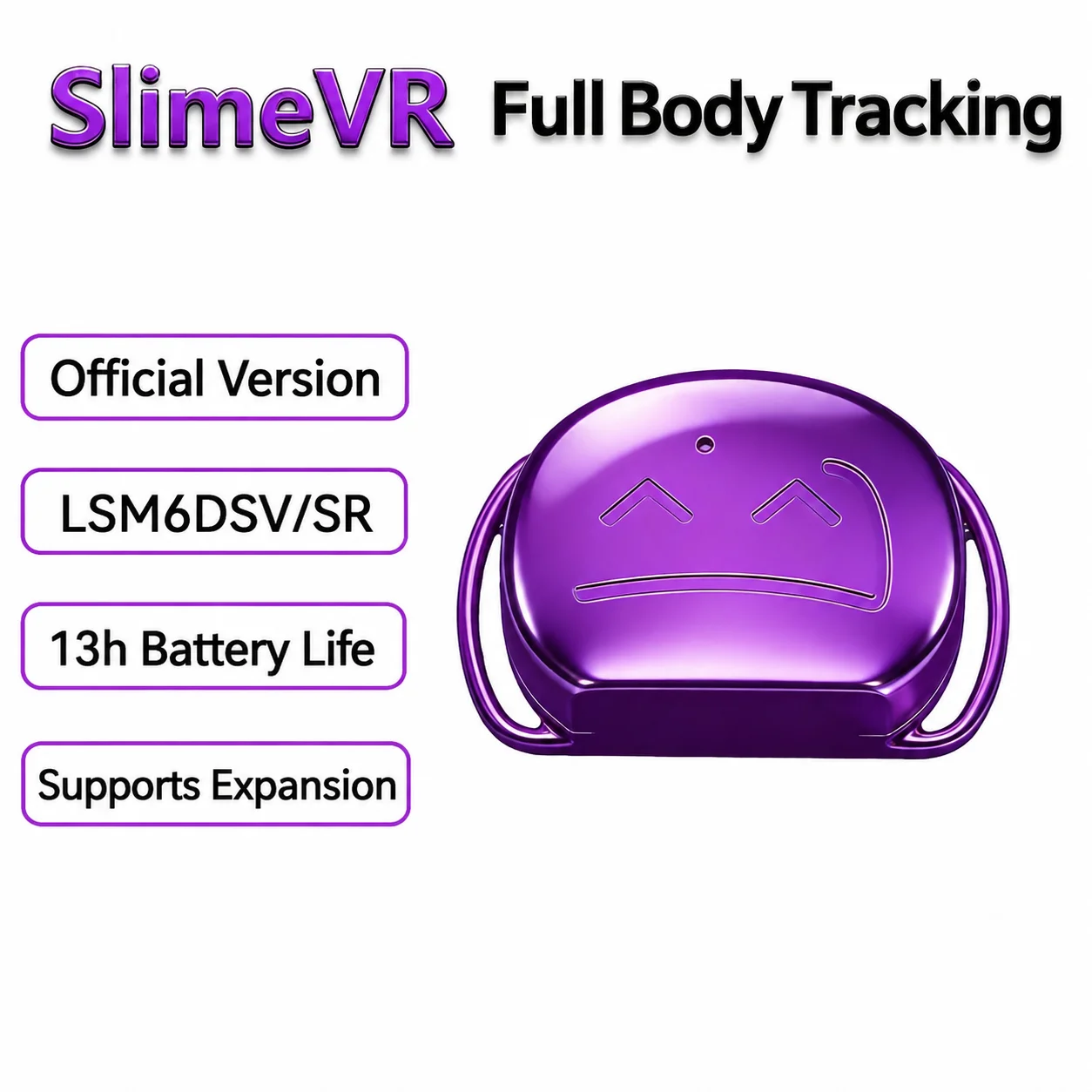 SlimeVR Full Body Tracker LSM6DSV LSM6DSR, VR Motion Capture Sensor Kit for VRChat, Quest, Steam VR