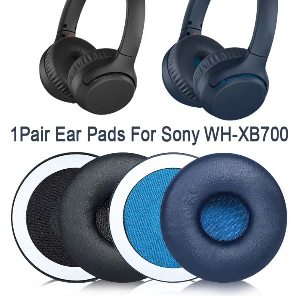 2Pcs Repair Parts Earmuff Headset Foam Sponge Replacement Ear Cushion Ear Pads For Sony WH XB700