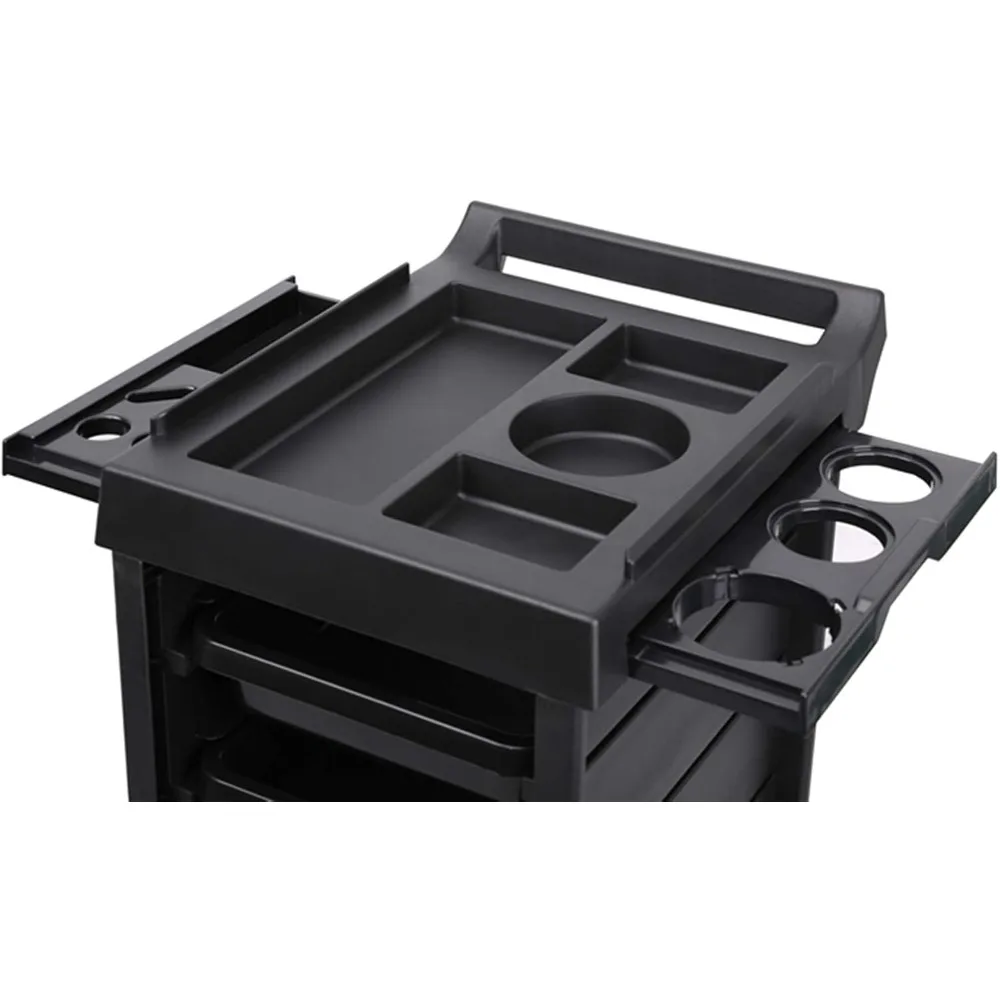 Chariot de styliste pour Salon, avec 6 tiroirs, 4 roues roulantes, organisateur de rangement de beauté, Station de coiffure, cabine coiffante