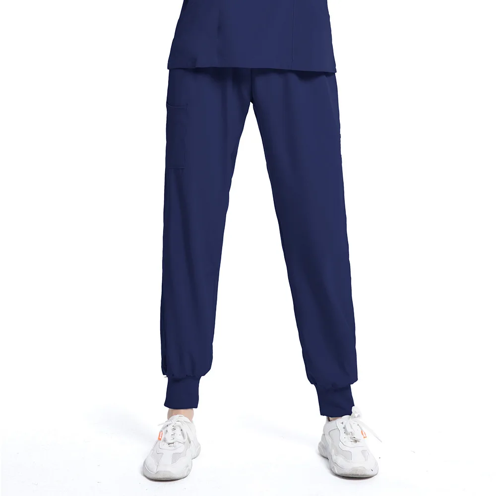 

Elastic Quick Drying Summer Thin Comfortable Breathable Nurse Medical Work Threaded Operating Room Pants, Multi-Color